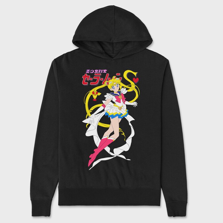 Sailor Moon 15, Hanorac Oversize Barbati (Unisex)