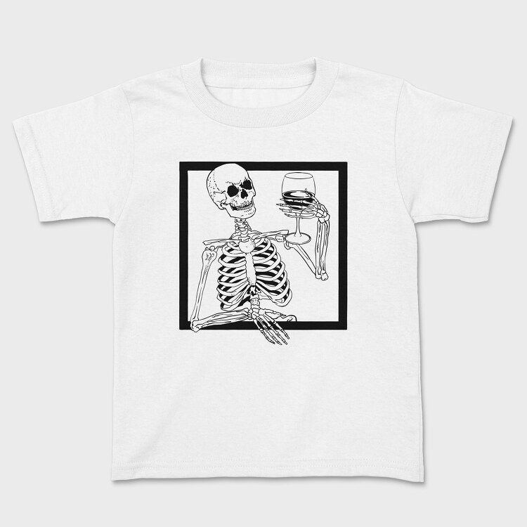 Skeleton Wine, Tricou Copii