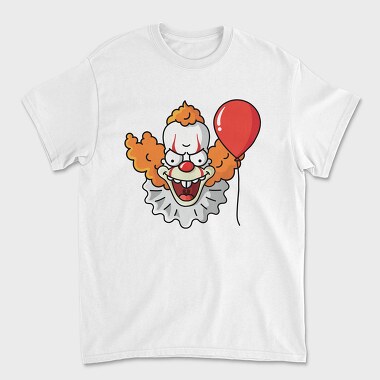 Clown Balloon Scream, Tricou Barbati (Unisex)