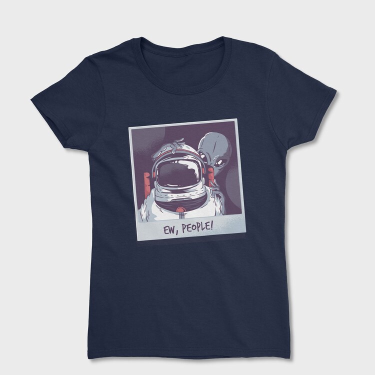 Tricou Femei, Astronaut Alien