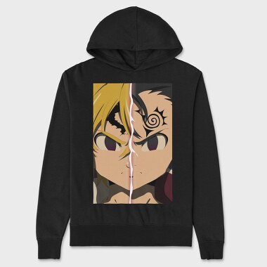 The Seven Deadly Sins 2, Hanorac Oversize Barbati (Unisex)