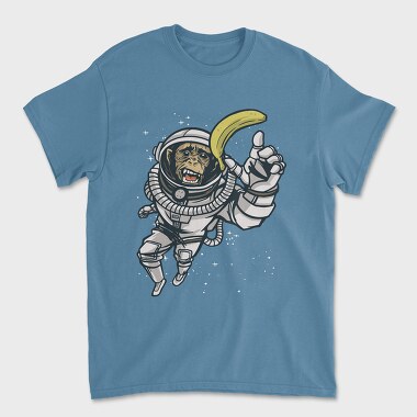 Tricou Barbati (Unisex), Astronaut Chimp