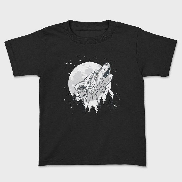 Tricou Copii, Wolf Moon