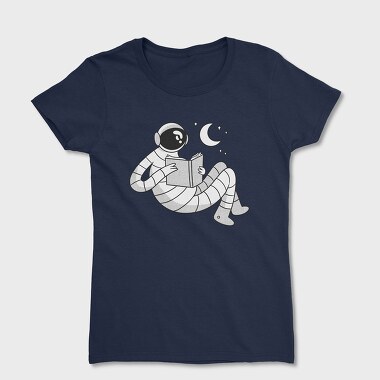 Tricou Femei, Astronaut Reading