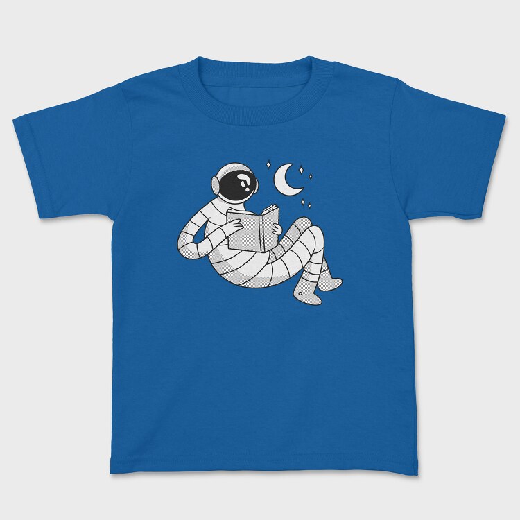 Tricou Copii, Astronaut Reading