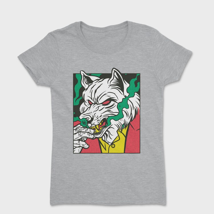 Tricou Femei, Wolf Smoke Comics