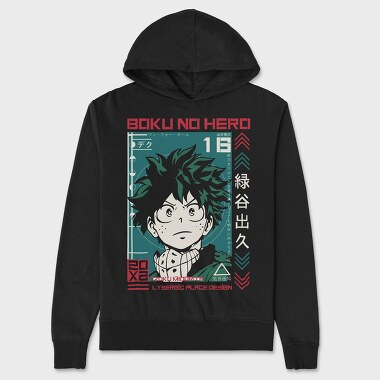 My Hero Academia 23, Hanorac Oversize Barbati (Unisex)