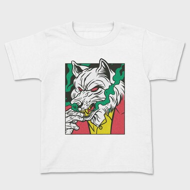 Tricou Copii, Wolf Smoke Comics