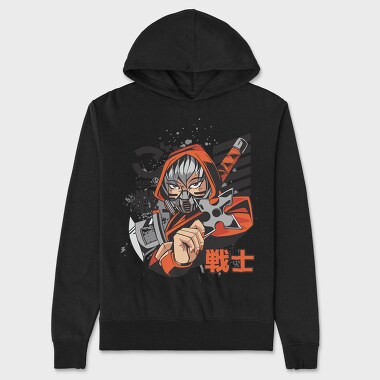 Cyber Warrior, Hanorac Oversize Barbati (Unisex)