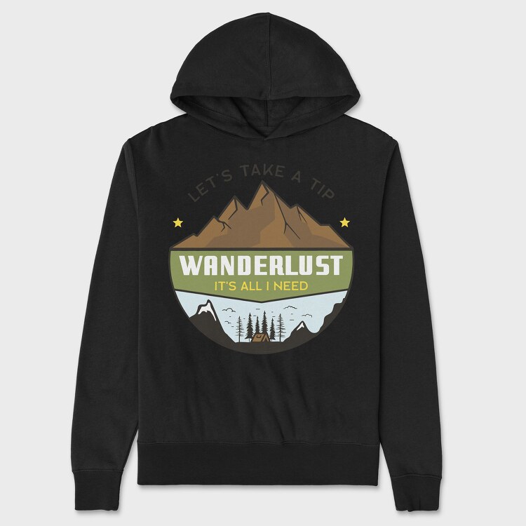Lets Take a Trip, Hanorac Oversize Barbati (Unisex)