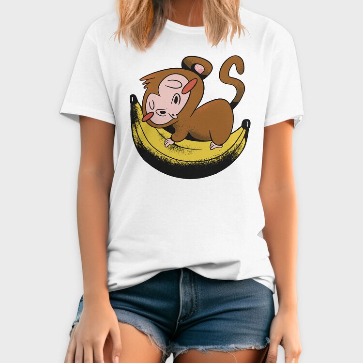 Banana Monkey Ride, Tricou Barbati (Unisex)