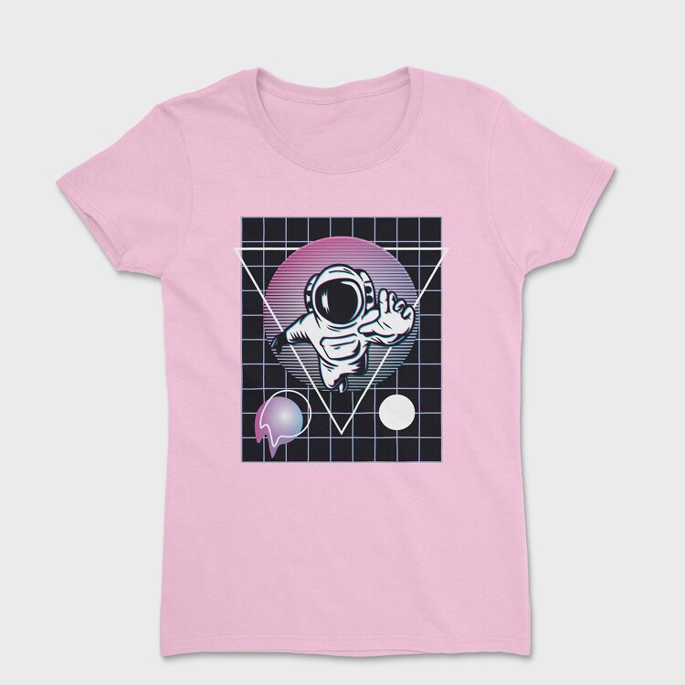 Astronaut Vaporwave, Tricou Femei