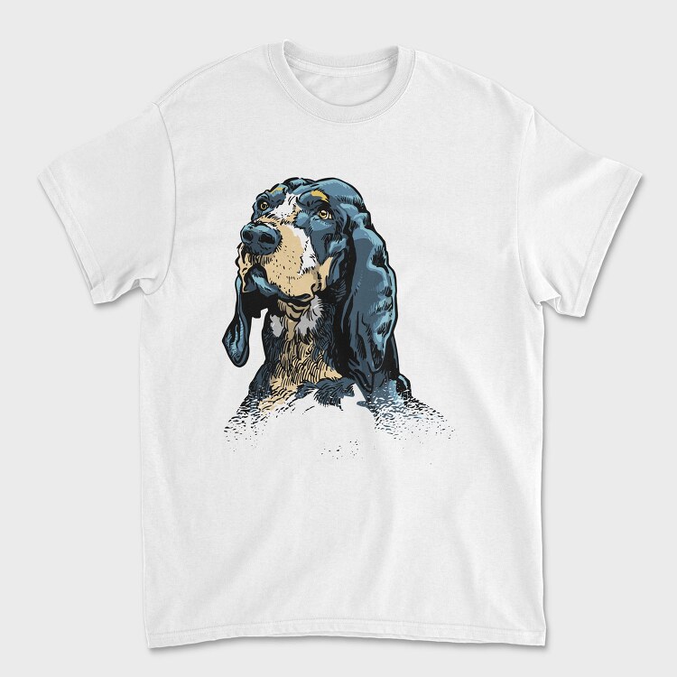 Basset Hound Whisper, Tricou Barbati (Unisex)