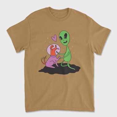 Tricou Barbati (Unisex), Alien Dog