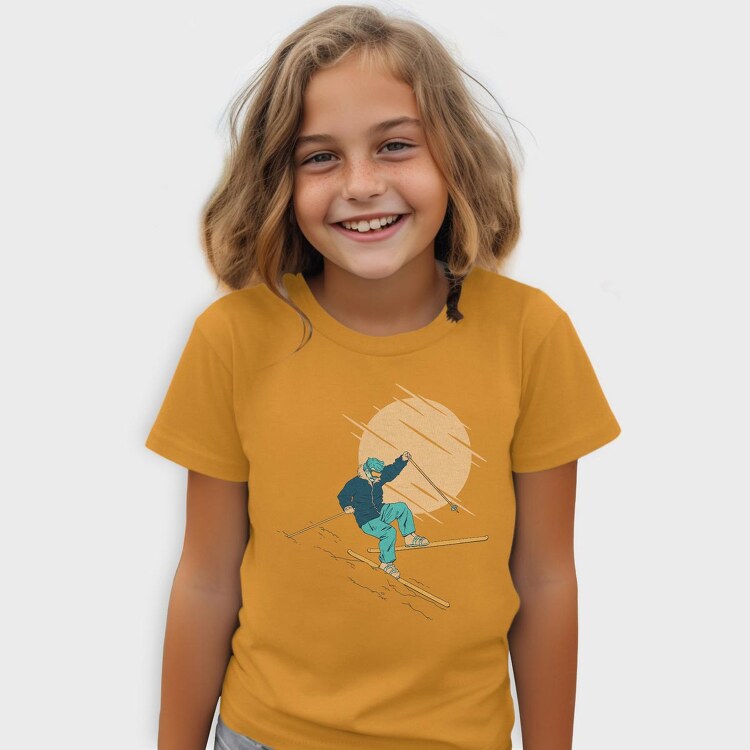 Skier Falling, Tricou Copii