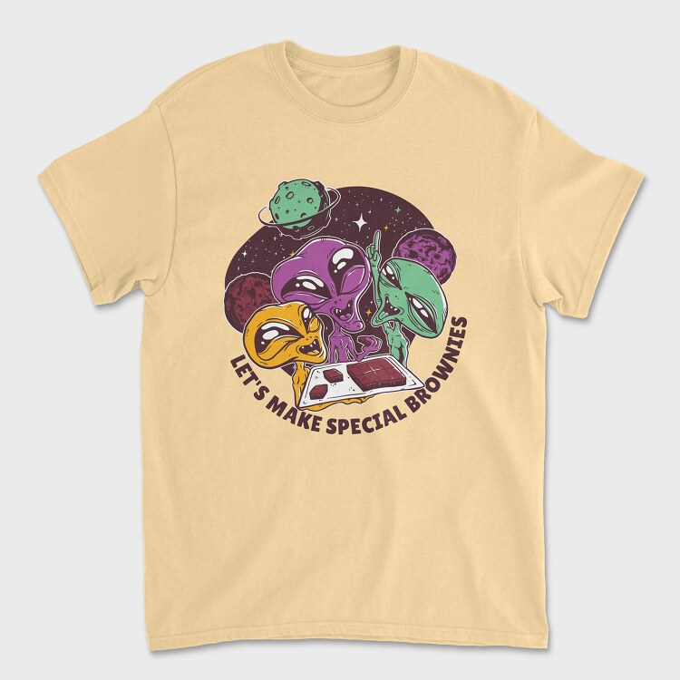 Aliens Make Special Brownies, Tricou Barbati (Unisex)