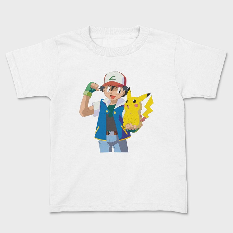 Cartoon Retro Pokemon 4, Tricou Copii