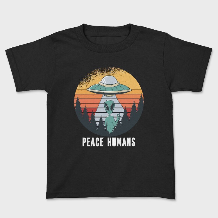 Tricou Copii, Peace Humans