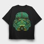 Helmeted X, Tricou Oversize Barbati (Unisex)