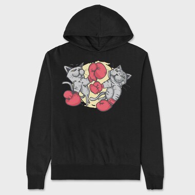 Hanorac Barbati (Unisex), Boxing Cats