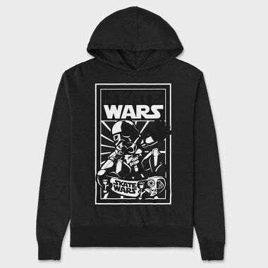 Skate Wars Stormtrooper, Hanorac Oversize Barbati (Unisex)