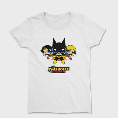 The Powerpuff Girls Wonderwoman Batgirl, Tricou Femei