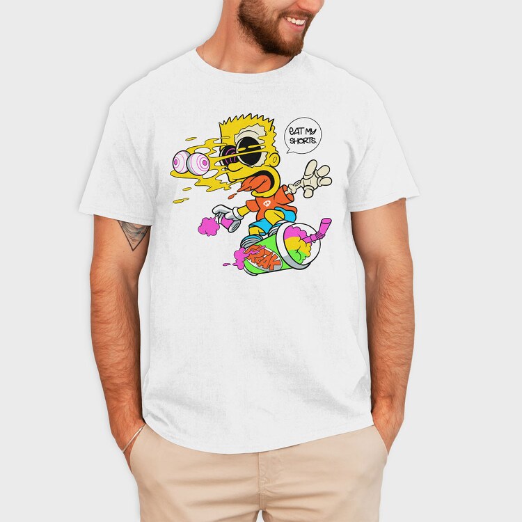 Crazy Bartman, Tricou Barbati (Unisex)