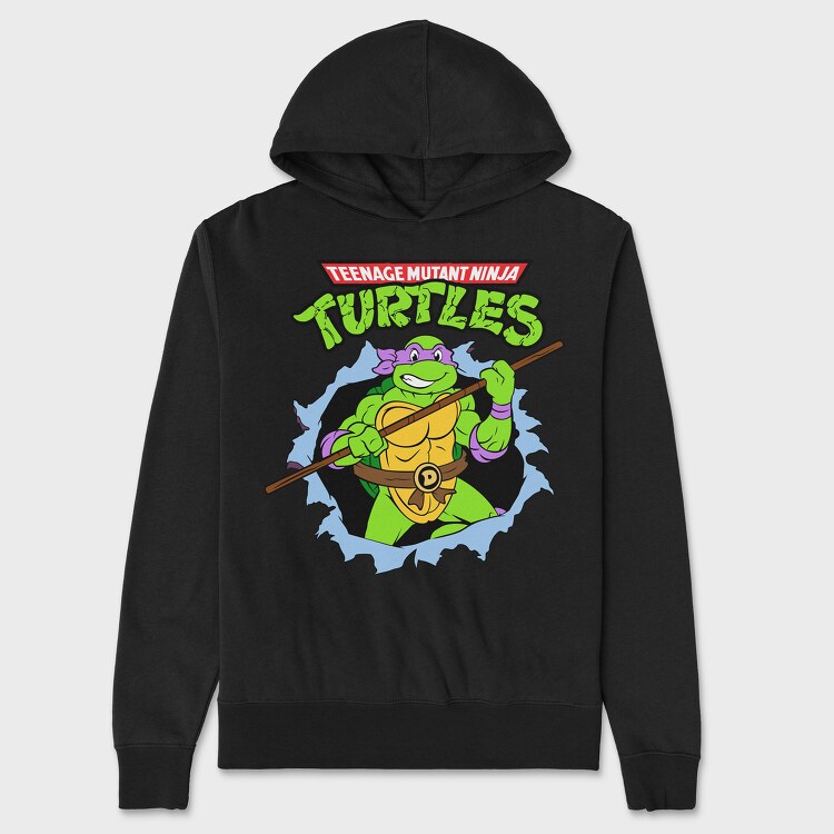 Teenage Mutant Ninja Turtles 9, Hanorac Oversize Barbati (Unisex)