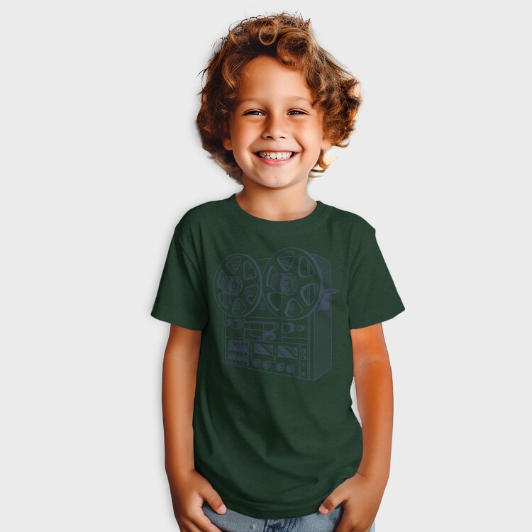 Vintage Audio Illustration 2, Tricou Copii