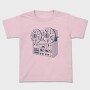 Vintage Audio Illustration 2, Tricou Copii
