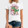 Dino Hearts Farts, Tricou Barbati (Unisex)