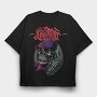 Skull Rider, Tricou Oversize Barbati (Unisex)