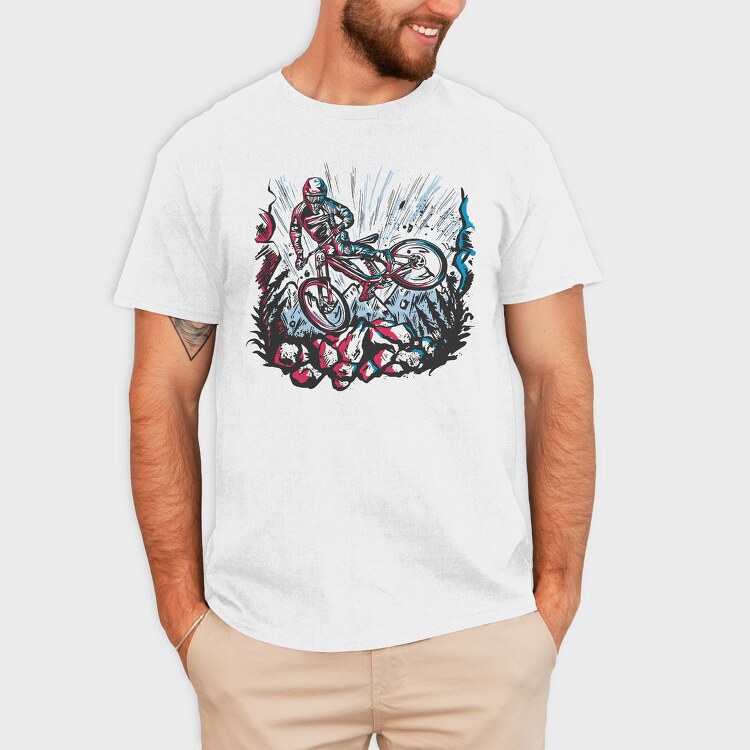 Dirt Jump Rider, Tricou Barbati (Unisex)