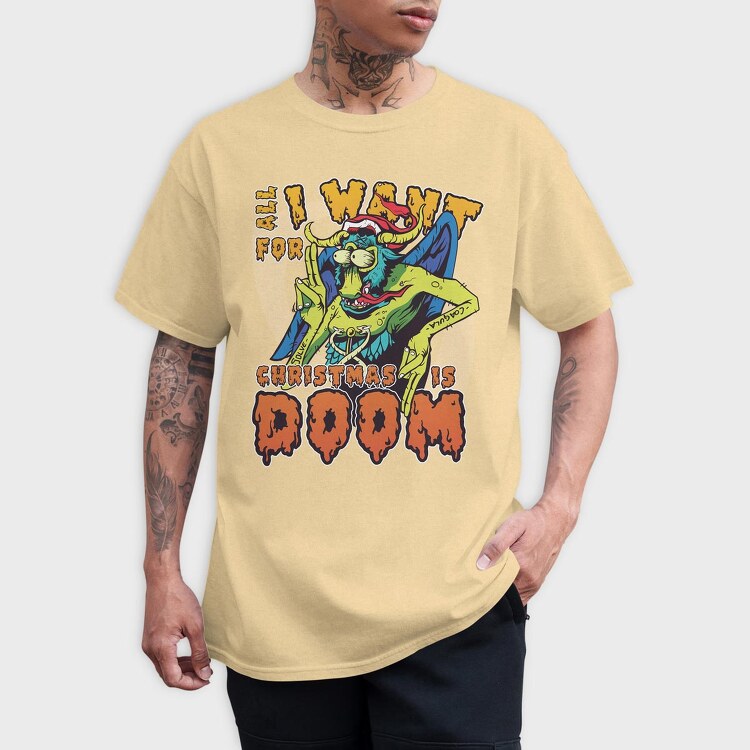 Christmas Doom, Tricou Barbati (Unisex)