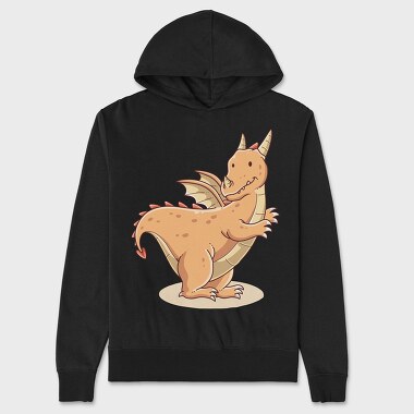 Cute Dragon 1, Hanorac Oversize Barbati (Unisex)