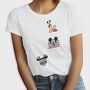Mickey Mouse Stripes, Tricou Femei