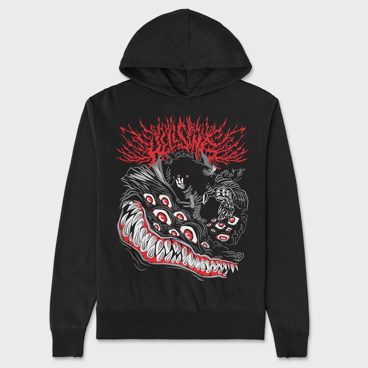 Hellsing 9, Hanorac Oversize Barbati (Unisex)