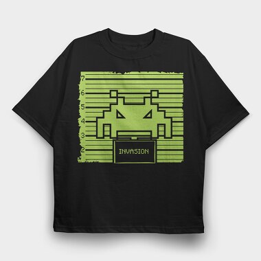 Invasion Maze, Tricou Oversize Barbati (Unisex)