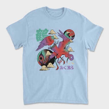Psychedelic Japanese 01, Tricou Barbati (Unisex)