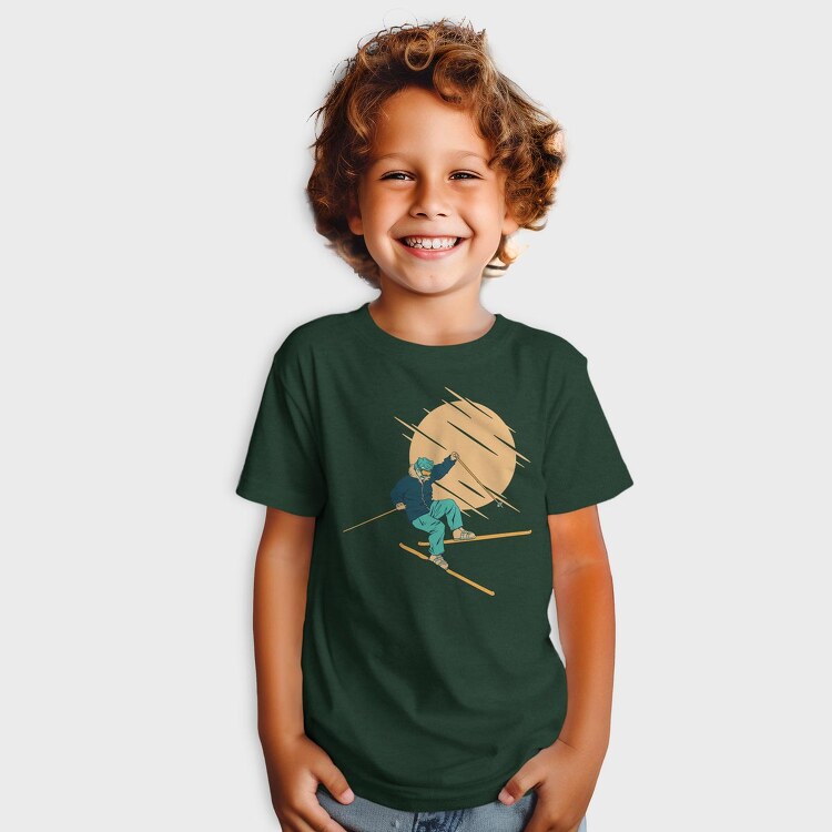 Skier Falling, Tricou Copii