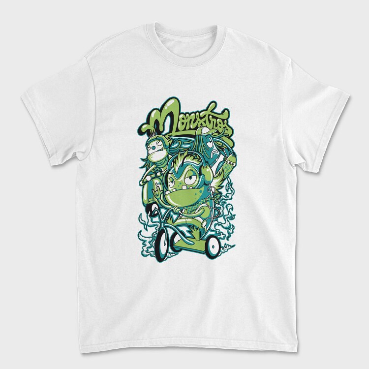Monster Ride, Tricou Barbati (Unisex)