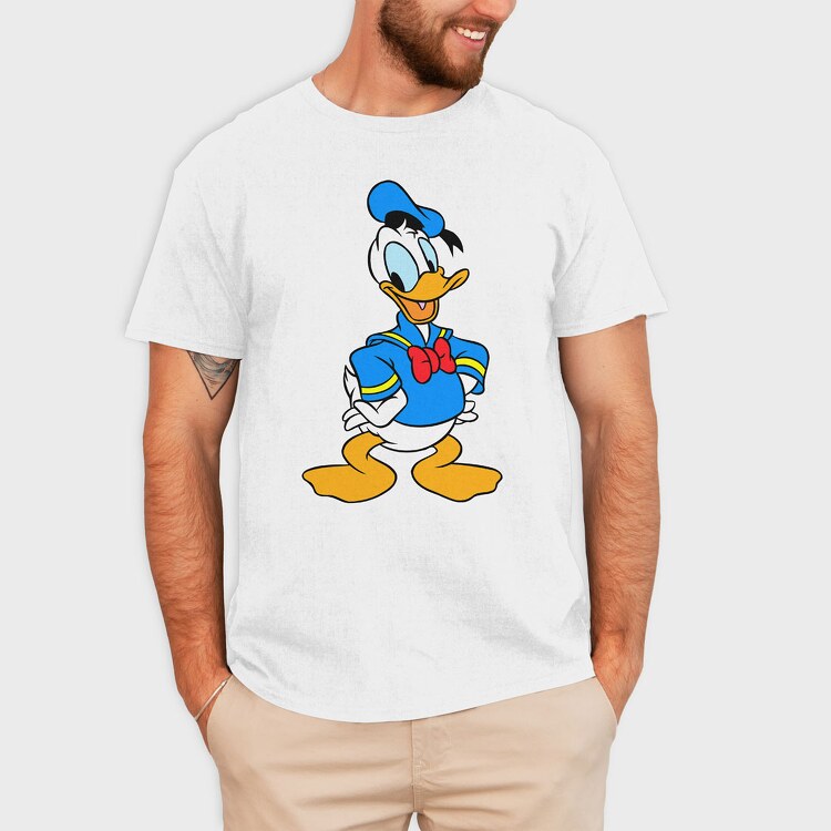 Cartoon Retro Donald Duck 5, Tricou Barbati (Unisex)