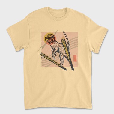 Tricou Barbati (Unisex), Meerkat Ski Jumping