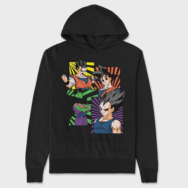 Dragon Ball Z 52, Hanorac Oversize Barbati (Unisex)