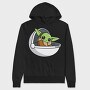 Baby Yoda 2, Hanorac Oversize Barbati (Unisex)