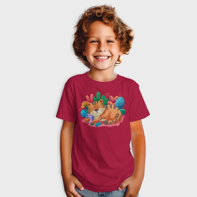 Watercolor Cat, Tricou Copii