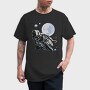 Spacewalk Moon, Tricou Barbati (Unisex)