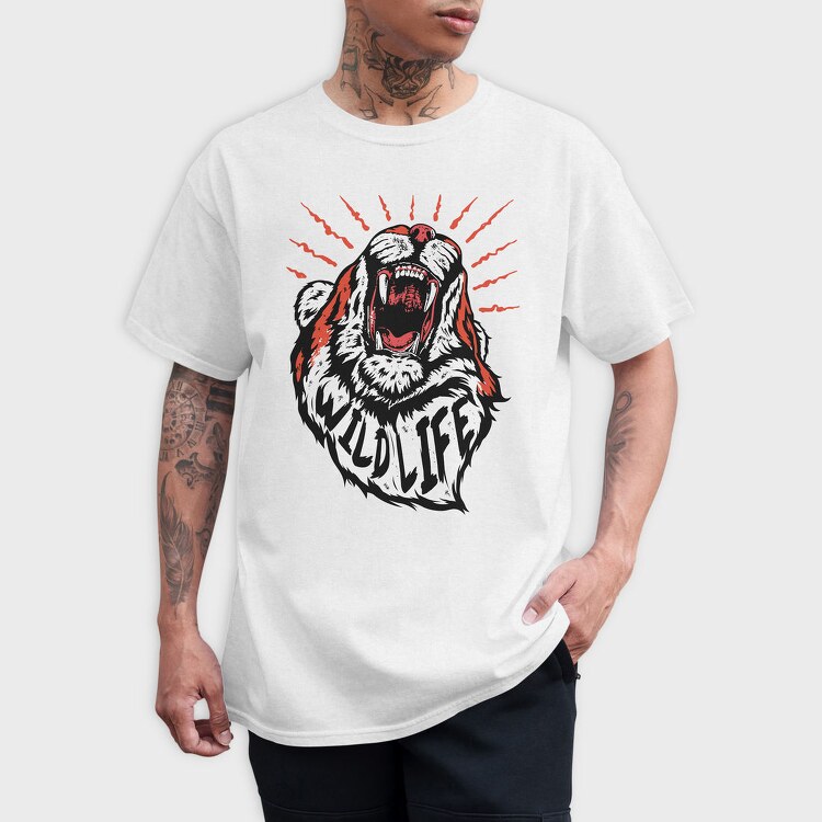 Wildlife Roar, Tricou Barbati (Unisex)