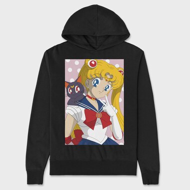 Sailor Moon 9, Hanorac Oversize Barbati (Unisex)