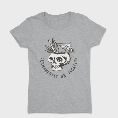 Tricou Femei, Summer Vacation Skull